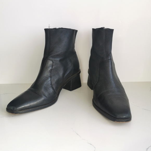 Topshop Soft Leather Ankle Boots - Picture 5 of 6